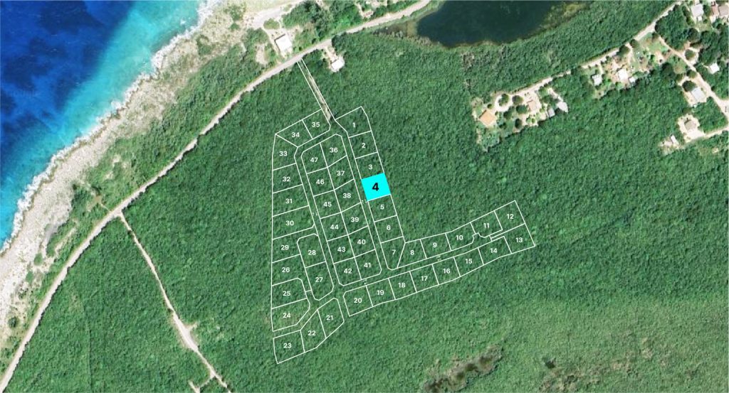 Elena Estates - Little Cayman - Lot 4 location