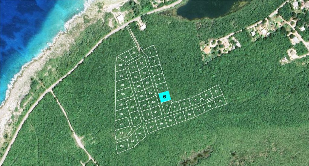 Elena Estates - Little Cayman - Lot 6 location