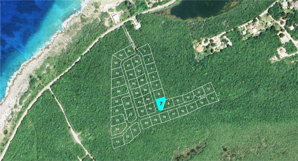 Elena Estates - Little Cayman - Lot 7 location