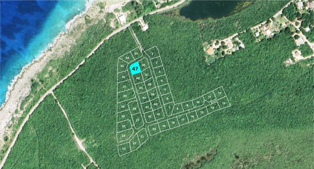 Elena Estates - Little Cayman - Lot 47 location